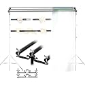 SHOPEE 3 in 1 Backdrop Support System Cross Bar with Mounting Adapter Hardware Set of Photo Video Studio Shooting (Stand & Backdrop not Include)