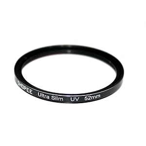 shopee 52mm uv ultra slim uv protection filter slim filter ring for nikon d3100 d3200 d5000 d5100 d3000 d3300 18-55mm af-s 55-200mm 50mm f18d 52mm lens thread