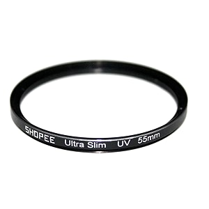 shopee 55mm uv ultra slim uv protection filter slim filter ring for 55mm camera lens thread
