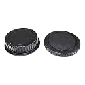 SHOPEE Body Cap & Camera Rear Lens Cover Compatible with Canon EOS EF EF-S Mount 1D 1DS Mark II III IV 7D Mark II D30 D60 50D 60D 60DA 5D Mark II Mark III 7D T7i XT XTi XSi T3 T3i T4 T4i