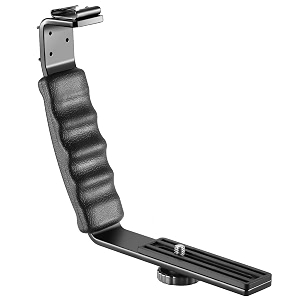 shopee branded dual shoe mount l-bracket for dslr camera video lightsflash monitors or microphones