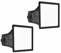 SHOPEE Universal Cloth Flash Bounce Diffuser for All Speedlite Flashes (White_15x17 cm,Pack of 2) canon Diffuser