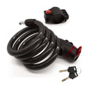 Shopeleven Cycle Wire Lock with Key for Bicycle & Bike, Anti Theft Safety Cable Lock Cycle Lock