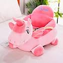 Unicorn Shape Baby Soft Plush Cushion Baby Sofa Seat OR Rocking Chair for Kids(0 to 4 Years) - Pink