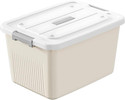 SHOPIVAAN Plastic Utility Container  - 3 kg (Beige)