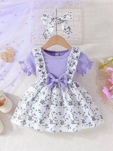shopivatestore Baby Girls Midi Knee Length Casual