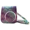Shopizone Classic Vintage PU Leather Compact Case with Strap for Fujifilm Instax Mini 9/8 /8+ (Kaleidoscope -Multi Color)