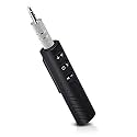 Wireless Bluetooth Audio Receiver for Xiaomi Mi 5 / Xiaomi Mi5 / Xiaomi Mi 5 Bluetooth Audio Receiver Adapter 3.5mm Jack AUX Audio Music Car Kit Speaker Earphone Headphone Headset Hands-Free (Black/White)