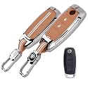 SHOPOFLUX Metal Key Cover Compatible with Nissan