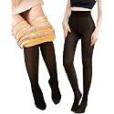 ShopOlica Winter Fleece Warm Thermal Leggings Tights Pants, Dual Tone Translucent Stylish Slim Fit Stockings for women &amp; girls