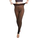 ShopOlica Winter Fleece Warm Thermal Leggings Tights Pants, Dual Tone Translucent Stylish Slim Fit Stockings for women &amp; girls