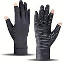 SHOPONIL Arthritis Gloves with Compression for Hand Arthritis, Hand Pain Therapy, Carpel Tunnel, Glove with Finger Holes, Wrist Supporter for Pain Relief, Fingerless Acupressure Gloves for Women &amp; Men