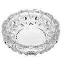 Crystal Plate for Placement of Lucky Glass Turtle/Tortoise/Kachua in Home and Office (ash Tray)