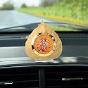 Panch Mukhi Hanuman ji Idol in Golden Leaf for Car Dashboard | Showpiece Dcor