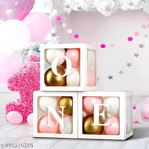 Shopperskart Solid one balloon box for 1st
