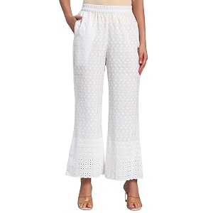 SHOPPING QUEEN Womens Cotton Palazzo