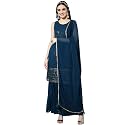SHOPPING QUEEN Women39s Georgette Embroidered Kurta and