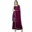 SHOPPING QUEEN Women39s Georgette Embroidered Kurta and