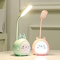 Desk Lamps for Study Table - Rechargeable USB Warm Light LED Children Lamp, Desk Lamp for Work from Home Off-White Color Lamp (Cute Kids Lamp, Pack of 1)