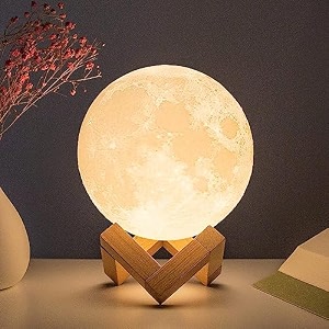 3d moon lamp 7 colour 15 cm moon night lamp for bedroom touch lamp moonlight lamp with stand amp usb for bedside valentine gifts festival gifts wedding gifts pack of 01
