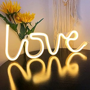 love neon signled love light for children kids gifts party supplies girls room decoration accessorytable decoration usb with battery pack of 01 warm white