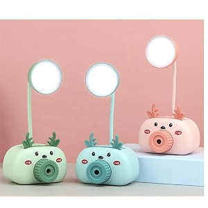 pencil sharpping 4 in one kids table lamp usb rechargeable study desk light with pen barrel for children kids baby room decor lamp cool white lamp pack of 1