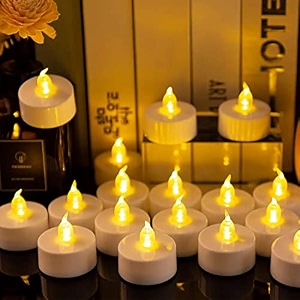 tea light onoff button mini led plastic candle light flameless amp smokeless decorative acrylic tea light candle for gifting house diwali christmas festival 12 piece warm white