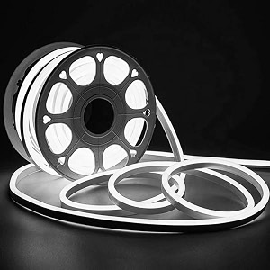 flexible led strip neon tape smd 2835 soft silicon rubber tube outdoor waterproof light 30 metercolor- whitesilicone rubber