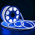 Flexible LED Strip Neon Tape SMD 2835 Soft Silicon Rubber Tube Outdoor Waterproof Light (15 Meter,Color- Blue,Silicone Rubber)