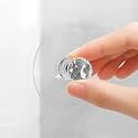 SHOPPOFOBIX Adhesive Hooks 13.2LB(Max) Heavy Duty Self Adhesive Hooks Transparent Waterproof and Oilproof Wall Hooks for Kitchen, Bathroom, Door (5, Diamond Hook)