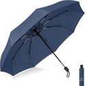 SHOPPOFOBIX Umbrella, Manual Open and Close Windproof Umberalla Large for Man,Women, Kids Umbrella (Blue)