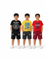 SHOPPY BAZAR Boys Casual T-shirt Shorts Multicolor
