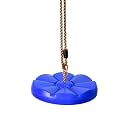 Shopster Kids Hanging Rope with Plastic Monkey Disc Swing for Kids – Indoor Play Area, Adjustable Height, Perfect for Home, Kids Indoor Activity Equipment, Outdoor Playground Climbing Garden Fun Blue