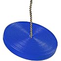 Shopster Kids Hanging Rope with Plastic Monkey Disc Swing for Kids – Indoor Play Area, Adjustable Height, Perfect for Home, Kids Indoor Activity Equipment, Outdoor Playground Climbing Garden Fun Blue