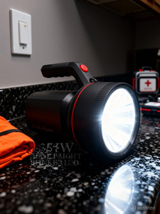 shoptric 4 km long range blinker laser jumbo kisan torch 350w brightest 4 mode led light 24 hrs torch emergency light