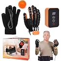 Portable Rehabilitation Robot Glove For Stroke Hand Therapy Equipment, Finger Rehabilitation Trainer Robot Gloves, Therapy Equipment For Stroke Fingers, Stroke Hands (L, Right Hand)