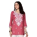 Short Kurti for Women for Jeans Chikankari