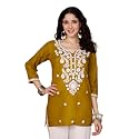 Short Kurti for Women for Jeans Chikankari