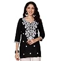 Short Kurti for Women for Jeans Chikankari