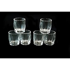 shot glasses sets with heavy base clear shot glass  pack of 6 je-yjsk-3800-1