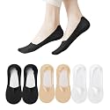 No Show Socks Womens 6 Pairs Hidden Invisible Low Cut Socks Non Slip Socks Womens Breathable Cool Thin Womens Socks