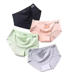 No-Show Womens PantiesWomens Multicolor Seamless Hipster Ice