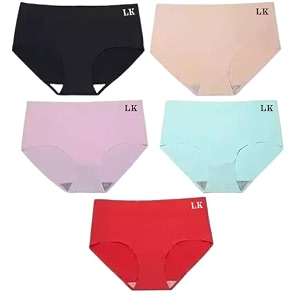 No-Show Womens PantiesWomens Multicolor Seamless Hipster Ice