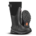 Showave Men's Arctic Pro Rubber Hunting Boots with Steel Shank Insulated Rain Boot Waterproof Neoprene Mud Boot Outdoor Snow Working Boots Cold Weather