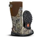Men's Arctic Pro Rubber Hunting Boots with Steel Shank Insulated Rain Boot Waterproof Neoprene Mud Boot Outdoor Snow Working Boots Cold Weather