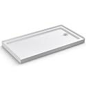 Shower Base 60"x 32", Right Drain, Slip Resistant Surface
