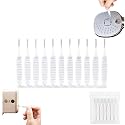 Shower Head Cleaning Brush, Gap Hole Anti-Clogging Cleaning Brush, Upgrade Shower Head Cleaner Picks Brush Tiny Cleanings Brushes for Showers Heads Multifunction Showers Head Cleanings Brushes (10pcs)