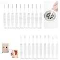 Shower Head Cleaning Brush, Gap Hole Anti-Clogging Cleaning Brush, Upgrade Shower Head Cleaner Picks Brush Tiny Cleanings Brushes for Showers Heads Multifunction Showers Head Cleanings Brushes (20pcs)