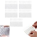 Shower Head Cleaning Brush, Multifunctional Shower Cleaning Tools Showerhead Cleaning Brushes Picks Anti-Clogging Nozzle with Storage Boxes for Household Bathroom Nozzle，50 Pcs