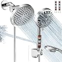 Shower Head with Handheld Spray Combo, Dual Rain Shower Head-Chrome